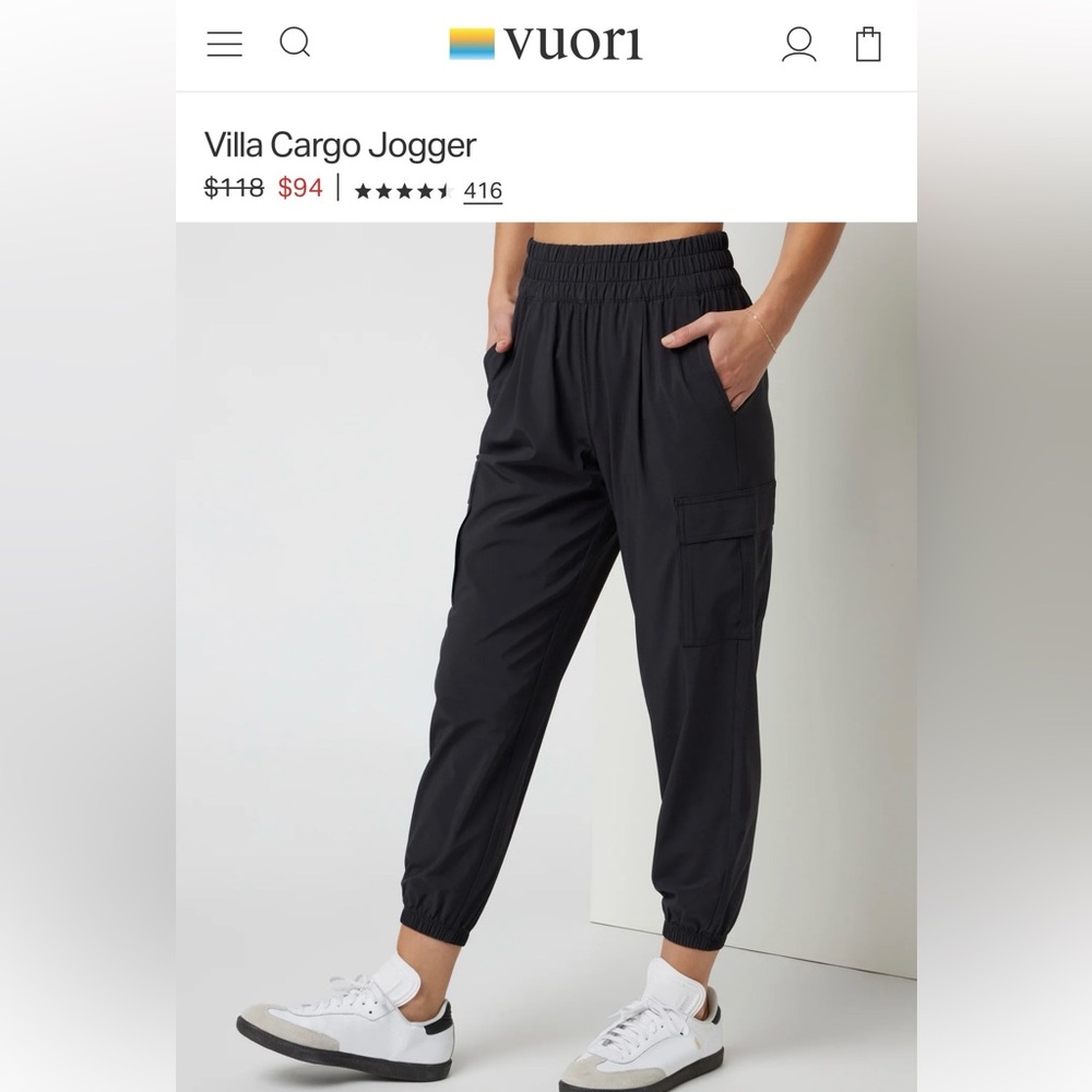 Vuori Villa Jogger Black - XS